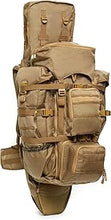 Load image into Gallery viewer, MT Military Hunting Rucksack with Detachable Rifle Carry System – 77L Backpack with Aluminum External Frame for Camping, Hunting, and Hiking