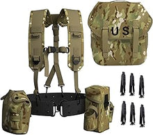 Load image into Gallery viewer, ALICE Yoke Harness System – Multicam | Modular Load-Bearing Rig with Camo Shoulder Straps, Belt & Utility Pouches - AKmax