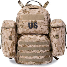 Load image into Gallery viewer, MOLLE Medium Rucksack – Marpat Desert | 60L Expedition-Grade Pack with Frame & Modular Webbing