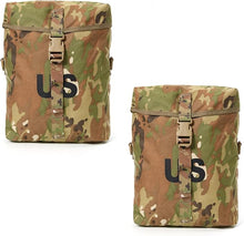 Load image into Gallery viewer, MOLLE Sustainment Pouches – OCP (2-Pack) | Modular Utility Side Pouch Set for Tactical Rucksacks - AKmax