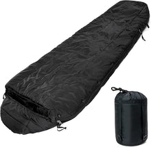 Load image into Gallery viewer, USGI Intermediate Cold Weather Sleeping Bag – Black | -10°F Rated Military Sleeping Bag for Modular Systems - AKmax
