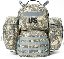Load image into Gallery viewer, MOLLE Medium Rucksack – UCP | Modular 60L Load Pack with Frame Support in Universal Camo - AKmax