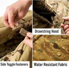 Load image into Gallery viewer, MT British Army Pattern 1958 Style Sleeping Bag – Military Tactical Roll-up Sleep System with Compression Sack, Waterproof & Warm, Outdoor Survival Gear Multi-Terrain