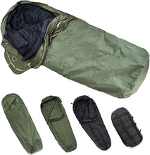 Load image into Gallery viewer, USGI Modular Sleep System – Olive Drab | 4-Piece Military Sleeping Bag Set with Waterproof BiVy Cover - AKmax