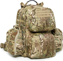 Load image into Gallery viewer, MOLLE Medium Rucksack – Multicam | Laser-Cut EVA Shell Pack with External Frame – Skywalker Series - AKmax