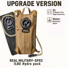 Load image into Gallery viewer, USMC ILBE Hydration Carrier – Multi-Terrain Camo, Includes 3L Bladder, Military MOLLE Water Pack