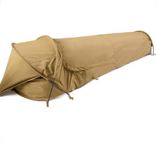 画像をギャラリービューアに読み込む, Compact BiVy Tent – Coyote | Waterproof Survival Shelter with TPU Stargazing Window & BiVy-Grade Shell