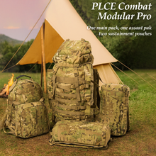 Load image into Gallery viewer, AKmax PLCE Pro 120L Military Tactical Modular Rucksack – Laser-Cut MOLLE Backpack, Hydration Ready (Camouflage / Marpat Woodland)