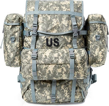 Load image into Gallery viewer, MOLLE Large Rucksack – UCP | Full Tactical Backpack System with Frame, Pouches & Waist Pack - AKmax