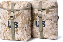 Load image into Gallery viewer, MOLLE Sustainment Pouches – MARPAT Desert (2-Pack) | USMC Digital Camo Side Pouch Set for Modular Rucksacks - AKmax