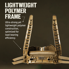 Load image into Gallery viewer, Military MOLLE II Medium Rucksack Frame with Waist Belt – Army Tactical ABS Frame for Load-Bearing Comfort Camouflage - AKmax