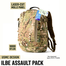 画像をギャラリービューアに読み込む, ILBE 2.0 Assault Pack 45L – Camouflage Tactical Backpack with Laser-Cut MOLLE Panels & Hydration Compatibility for Outdoor, Military, Hiking