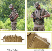 Load image into Gallery viewer, MOLLE Tactical Assault Panel – Full Multicam | Lightweight Modular Chest Rig with Matching Camo Webbing - AKmax