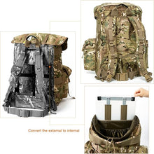 Load image into Gallery viewer, ALICE C1 Rucksack – Multicam |50L Internal Frame Backpack for Urban, Survival & Outdoor Use - AKmax