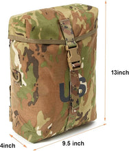 Load image into Gallery viewer, MOLLE Sustainment Pouches – OCP (2-Pack) | Modular Utility Side Pouch Set for Tactical Rucksacks - AKmax