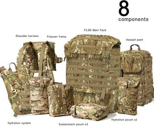 Load image into Gallery viewer, FILBE Rucksack – Full Kit – Multicam | USMC Modular Loadout with Main Pack, Assault Pack & Hydration Carrier - AKmax
