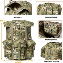 Load image into Gallery viewer, ALICE Pack Large Size – Multicam Multi-Terrain Outdoor Rucksack with External Frame - AKmax