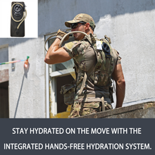 Load image into Gallery viewer, USMC ILBE Hydration Carrier – Multi-Terrain Camo, Includes 3L Bladder, Military MOLLE Water Pack