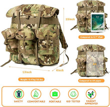 Load image into Gallery viewer, Mini ALICE Pack for Kids – Olive Drab | Lightweight Outdoor Backpack for Camping & School (Ages 3–8) - AKmax