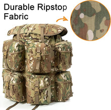 Load image into Gallery viewer, ALICE Pro Pack – Multicam | 90L Modular Backpack with Heavy-Duty Frame & Cargo Shelf - AKmax