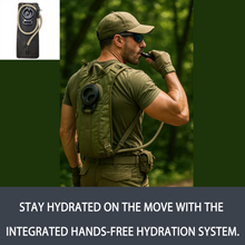 Load image into Gallery viewer, USMC ILBE Hydration Carrier – Multi-Terrain Camo, Includes 3L Bladder, Military MOLLE Water Pack