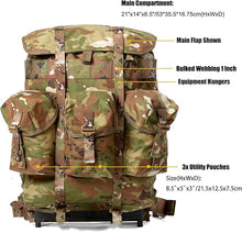 Load image into Gallery viewer, ALICE Pack Medium Size OCP Camo Camouflage Rucksack for Outdoor and Field Gear - AKmax
