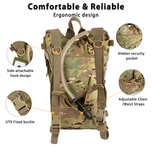 画像をギャラリービューアに読み込む, FILBE Hydration Pack – Tactical Water Carrier with Front MOLLE Webbing & 3L Bladder Compatibility for Military and Outdoor Use