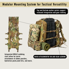 Load image into Gallery viewer, AKmax Military Tactical Polymer Frame Carrier System – Laser-Cut MOLLE Panel, Water-Resistant 1000D - AKmax