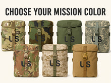 Load image into Gallery viewer, AKmax MOLLE Sustainment Pouches – Comouflage (2-Pack) | Modular Side Pouch Set for Tactical Backpacks & Loadouts - AKmax