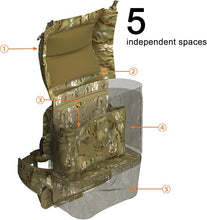 Load image into Gallery viewer, FILBE 2.0 Main Pack – Multicam | Laser-Cut 80L Tactical Rucksack with Internal Frame and Enhanced MOLLE - AKmax
