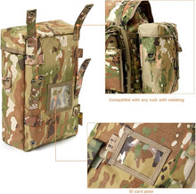 Load image into Gallery viewer, MOLLE Sustainment Pouches – OCP (2-Pack) | Modular Utility Side Pouch Set for Tactical Rucksacks - AKmax