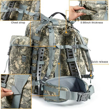 Load image into Gallery viewer, MOLLE Medium Rucksack – UCP | Modular 60L Load Pack with Frame Support in Universal Camo - AKmax