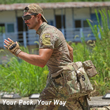 Load image into Gallery viewer, AKmax MOLLE Sustainment Pouches – Comouflage (2-Pack) | Modular Side Pouch Set for Tactical Backpacks & Loadouts - AKmax