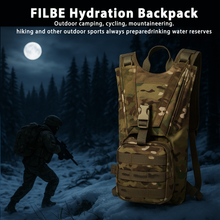 画像をギャラリービューアに読み込む, FILBE Hydration Pack – Tactical Water Carrier with Front MOLLE Webbing & 3L Bladder Compatibility for Military and Outdoor Use