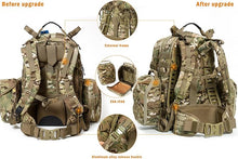 Load image into Gallery viewer, MOLLE Medium Rucksack – Multicam | Laser-Cut EVA Shell Pack with External Frame – Skywalker Series - AKmax