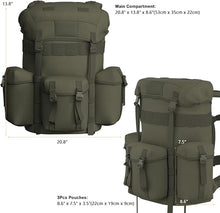 Load image into Gallery viewer, ALICE C1 Rucksack – Ranger Green | Urban-Ready Internal Frame Backpack for Tactical & Outdoor Use - AKmax