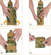 Load image into Gallery viewer, MT 2PCS Military MOLLE Drop Dump Pouch – Tactical Roll-Up Foldable Magazine Utility Pouch, Ripstop Nylon, Mesh Bottom Design, Compatible with MOLLE System - AKmax