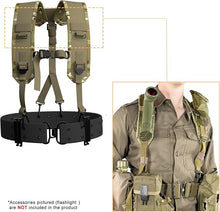 Load image into Gallery viewer, ALICE Yoke Harness System – Multicam | Modular Load-Bearing Rig with Camo Shoulder Straps, Belt & Utility Pouches - AKmax