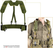 Load image into Gallery viewer, ALICE Yoke Harness System – Olive Drab | Modular Shoulder & Waist Load-Bearing Set with Utility Pouches - AKmax