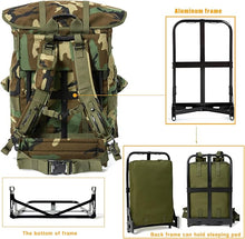 Load image into Gallery viewer, ALICE Pack Large Size – Woodland Camo Classic Camouflage Rucksack with External Frame - AKmax