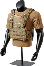 Load image into Gallery viewer, MOLLE Modular Tactical Vest – Multicam | Adjustable Quick-Release Plate Carrier with MOLLE PALS Grid - AKmax