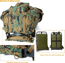 Load image into Gallery viewer, ALICE Pack Large Size – MARPAT Digital Woodland High-Capacity Digital Camo Rucksack with Frame - AKmax