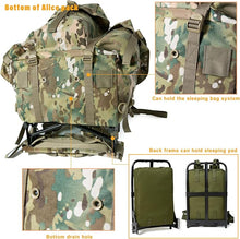 Load image into Gallery viewer, ALICE Pack Large Size – Multicam Multi-Terrain Outdoor Rucksack with External Frame - AKmax