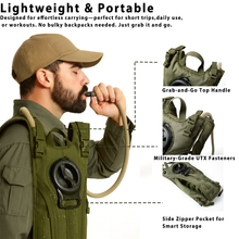 Load image into Gallery viewer, USMC ILBE Hydration Carrier – Multi-Terrain Camo, Includes 3L Bladder, Military MOLLE Water Pack