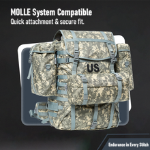 Load image into Gallery viewer, AKmax Military MOLLE II Large Rucksack Waist Pouch – Army Tactical Load-Bearing Belt for Combat Backpack - AKmax