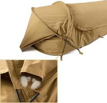 画像をギャラリービューアに読み込む, Compact BiVy Tent – Coyote | Waterproof Survival Shelter with TPU Stargazing Window & BiVy-Grade Shell
