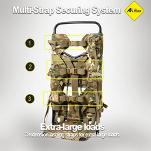 Load image into Gallery viewer, Iraklis External Frame System – Comouflage | Heavy-Duty Freighter Pack Frame with Load Shelf – Herakles Series - AKmax