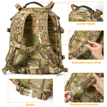 Load image into Gallery viewer, Military Army MOLLE 2 Tactical Assault Backpack, Rifleman 3 Day Pack, Medium Rucksack OCP Camo - AKmax Military