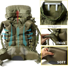 Load image into Gallery viewer, ILBE 2.0 Rucksack – Full Kit – Ranger Green | Tactical Laser-Cut Pack System with Enhanced Ventilated Back Panel - AKmax