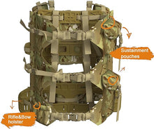 Load image into Gallery viewer, FILBE Curved Frame System – Multicam | Upgraded Batwing Suspension Harness for Tactical Rucksacks - AKmax